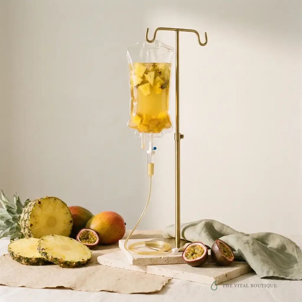 Energy IV drip with pineapple and mango